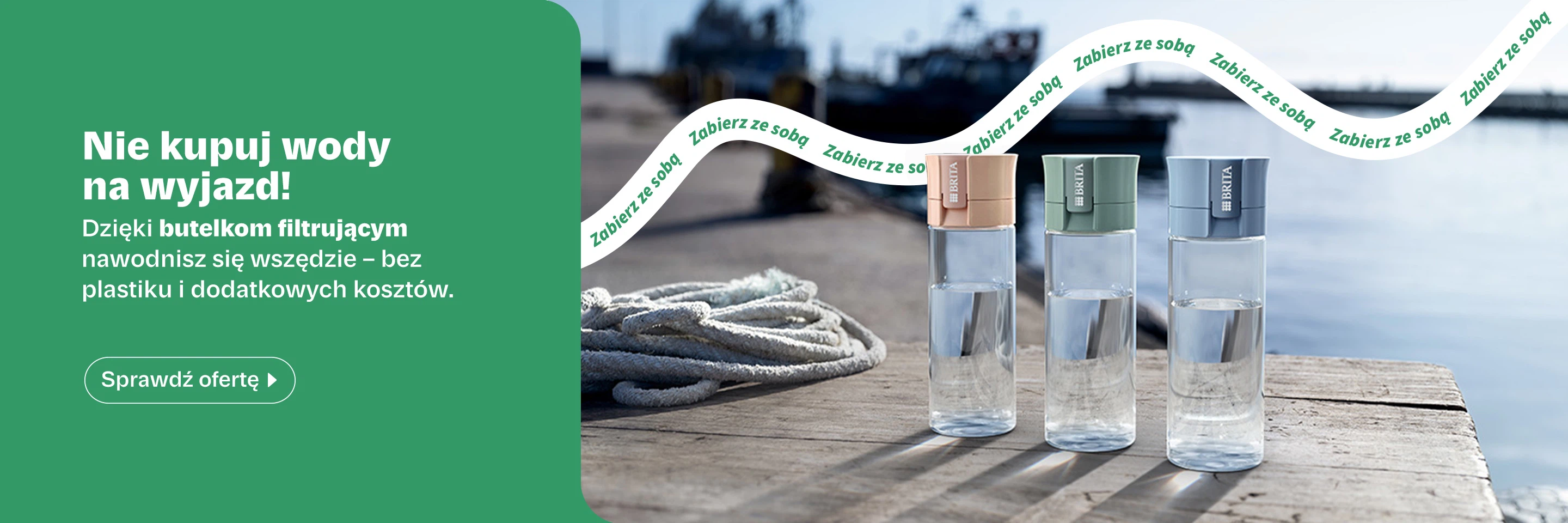 butelki filtrujące wodę