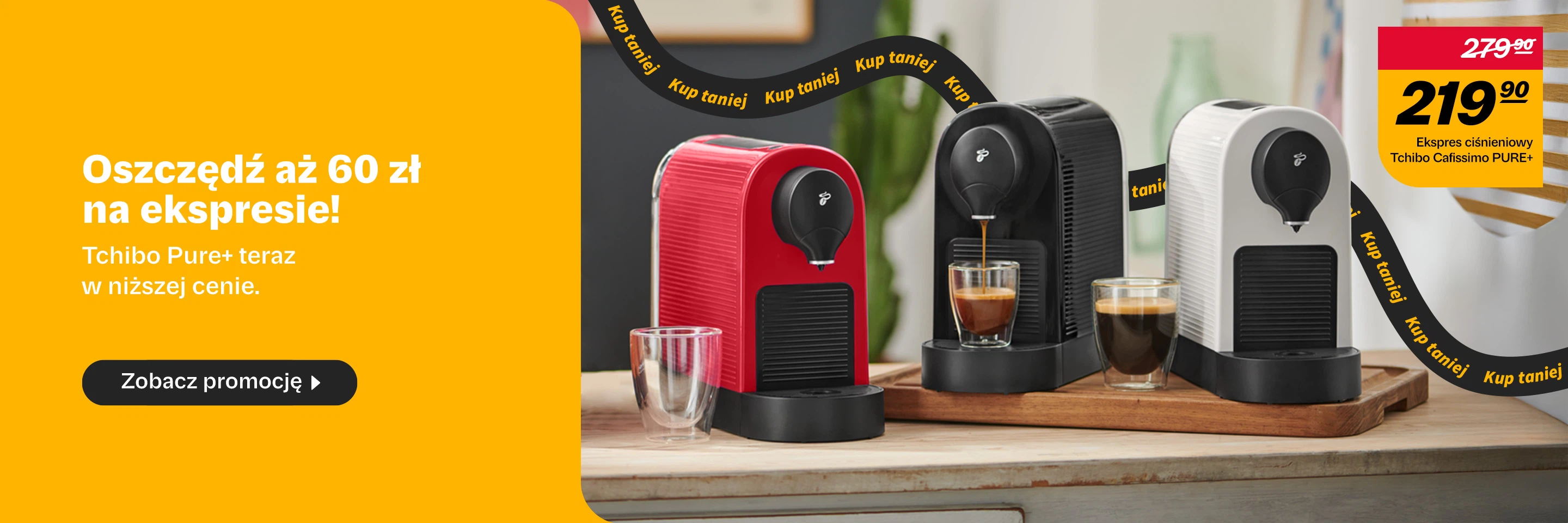 promocja na ekspresy kapsułkowe Tchibo