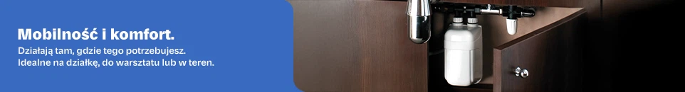 Baner kategorii Podgrzewacze bez przyłącza