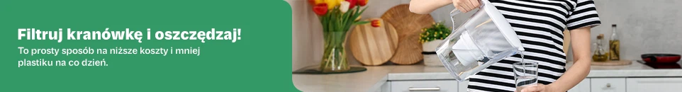 Baner kategorii Dzbanki i wkłady filtrujące wodę